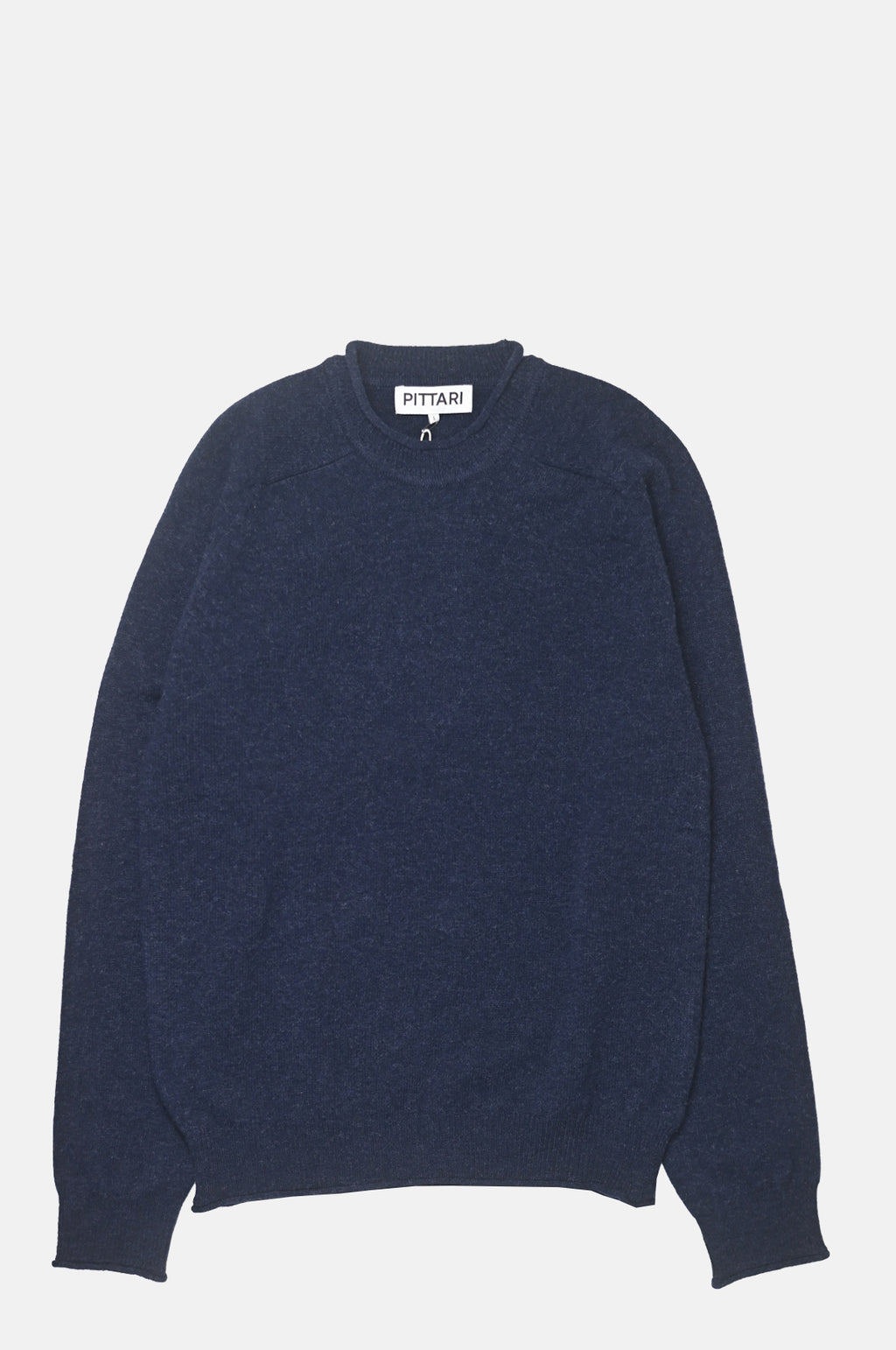 Pittari Usk Merino Crew Indigo Mel.