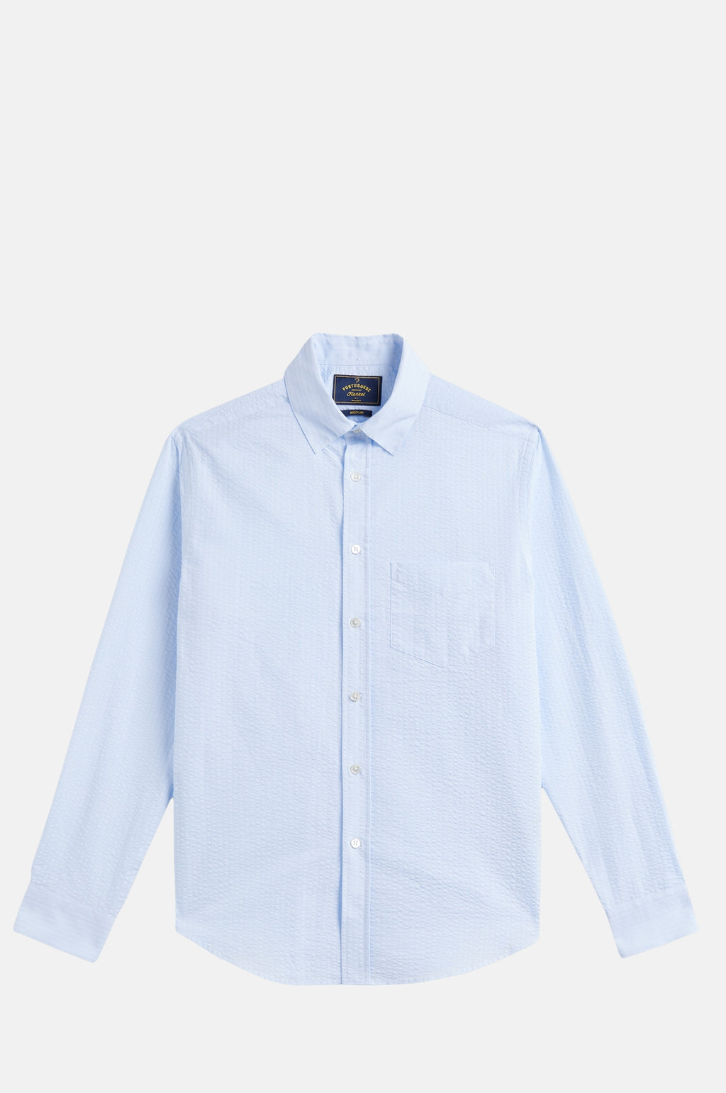 Portuguese Flannel Atlantico Shirt Light Blue.
