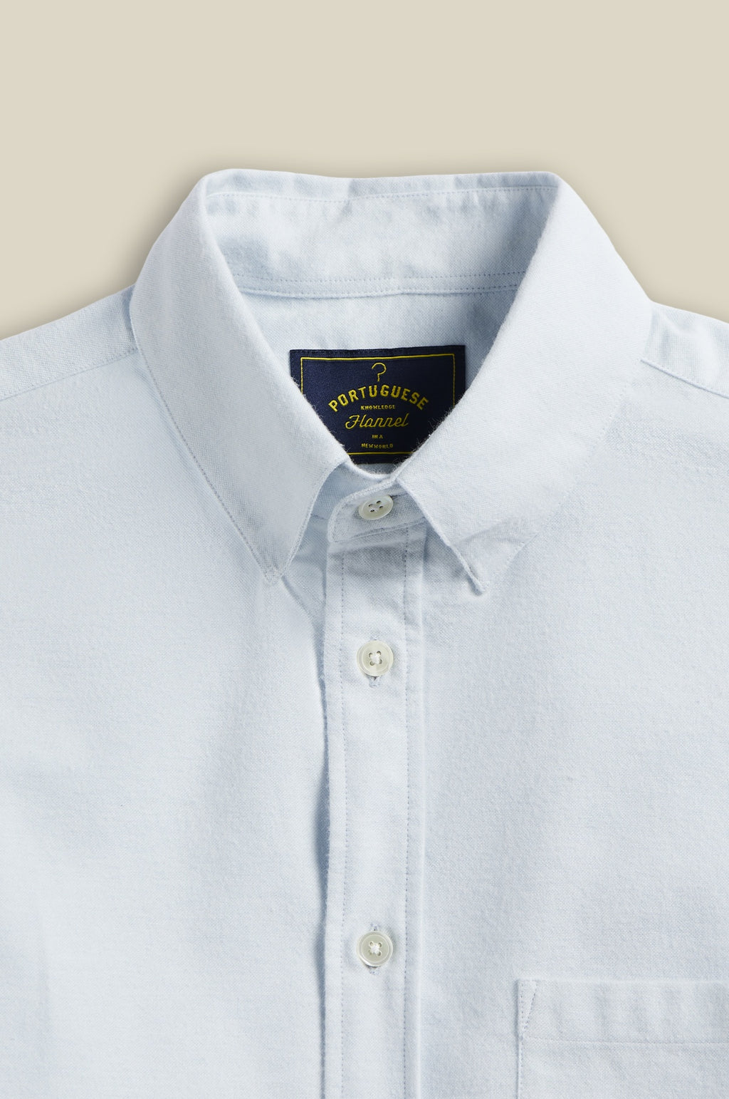 Brushed Oxford Shirt Light Blue