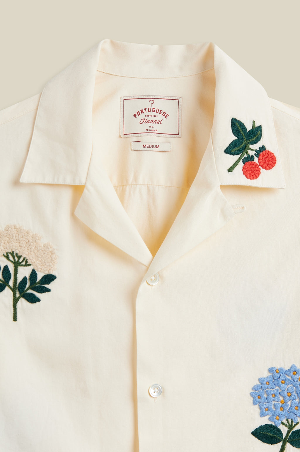 Embroidery Flowers Shirt