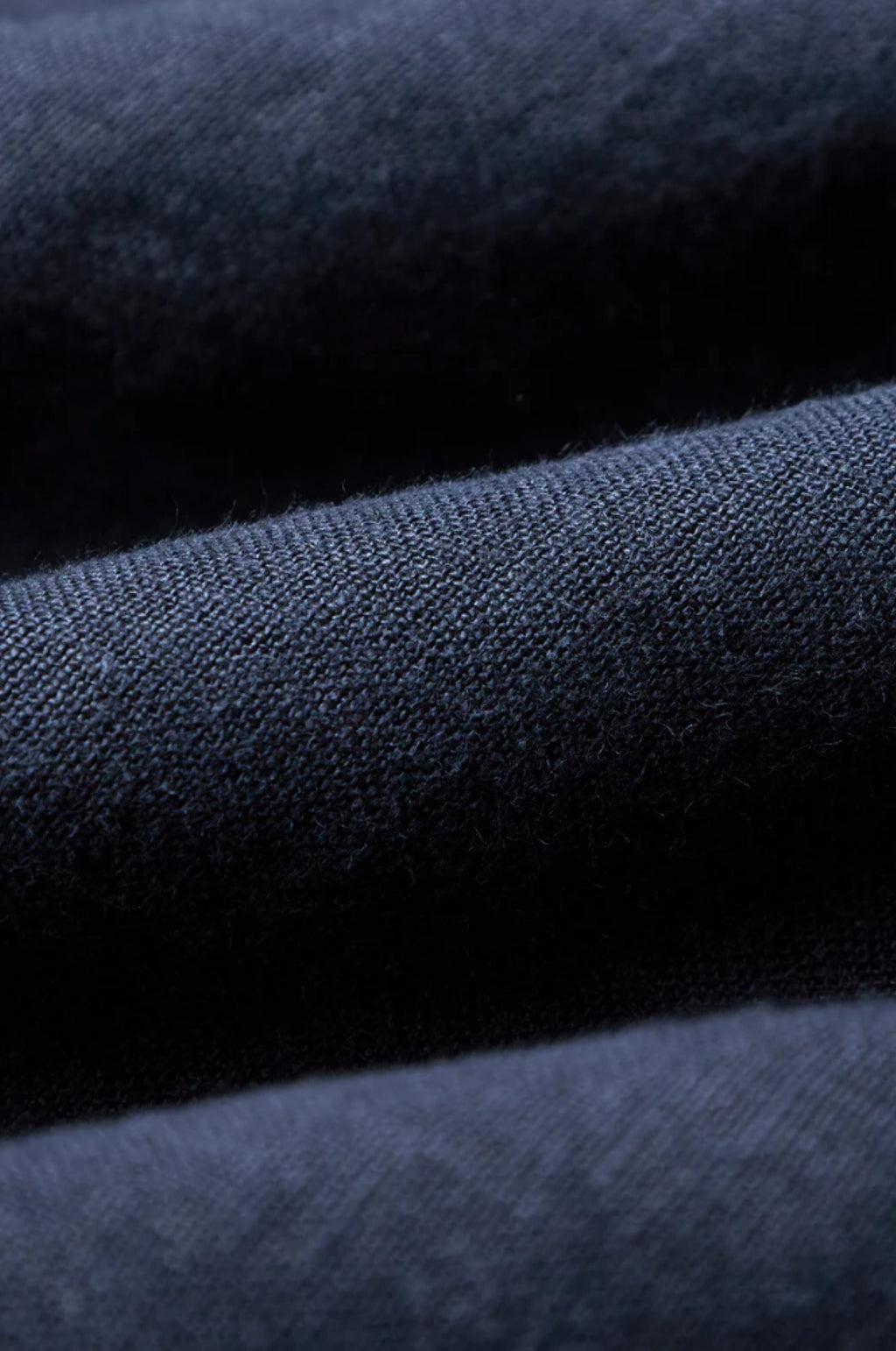 Linen Camp Collar Shirt Navy
