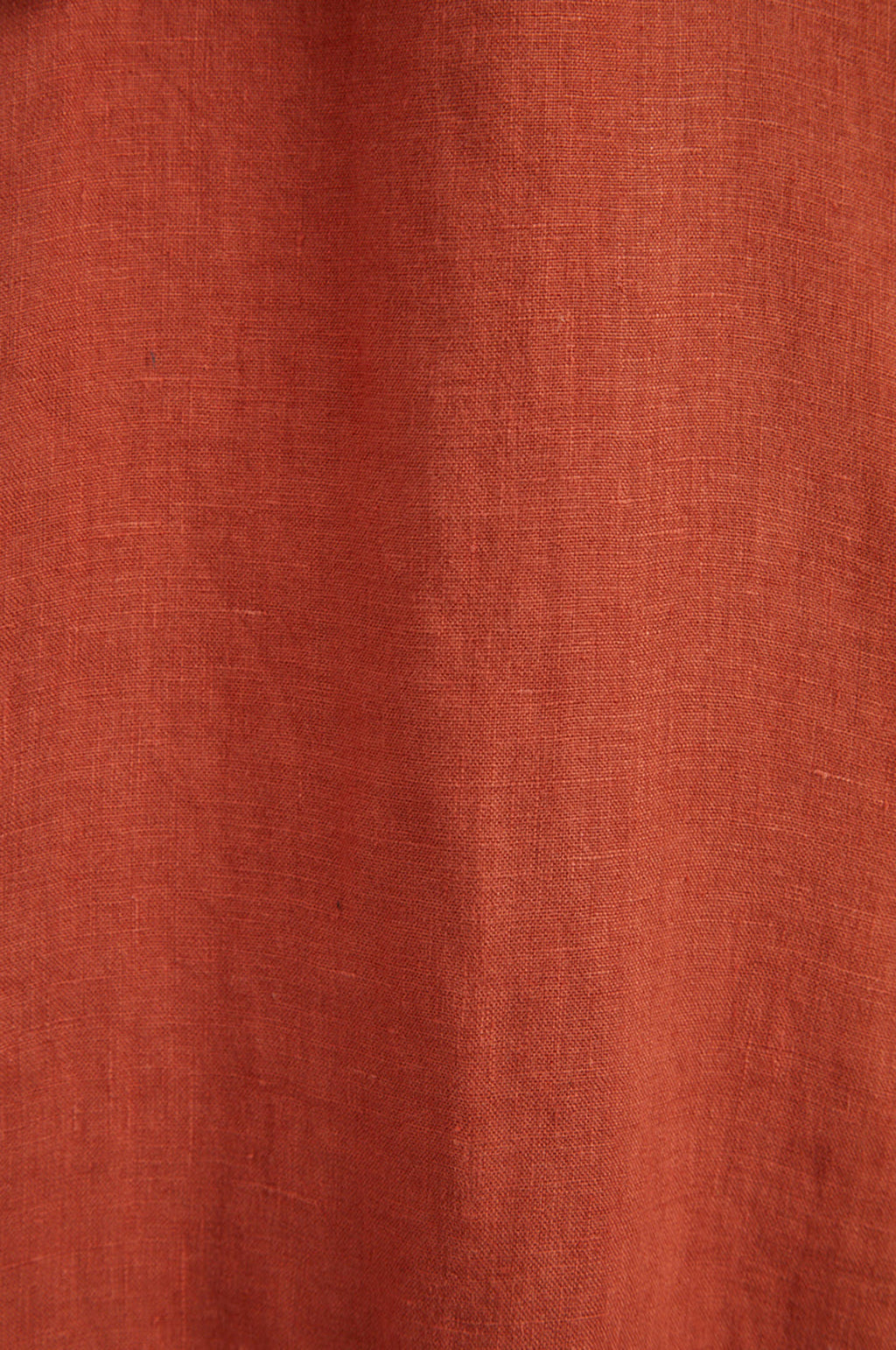Linen Camp Collar Shirt Terracota