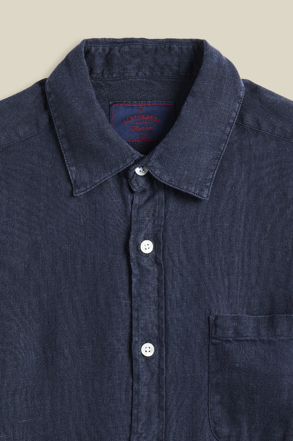 Linen Shirt Navy