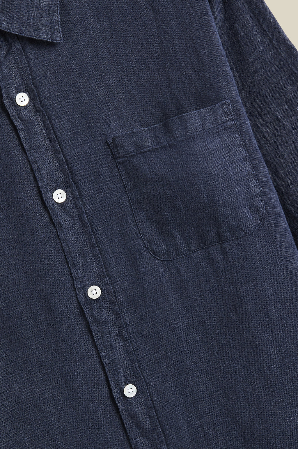 Linen Shirt Navy