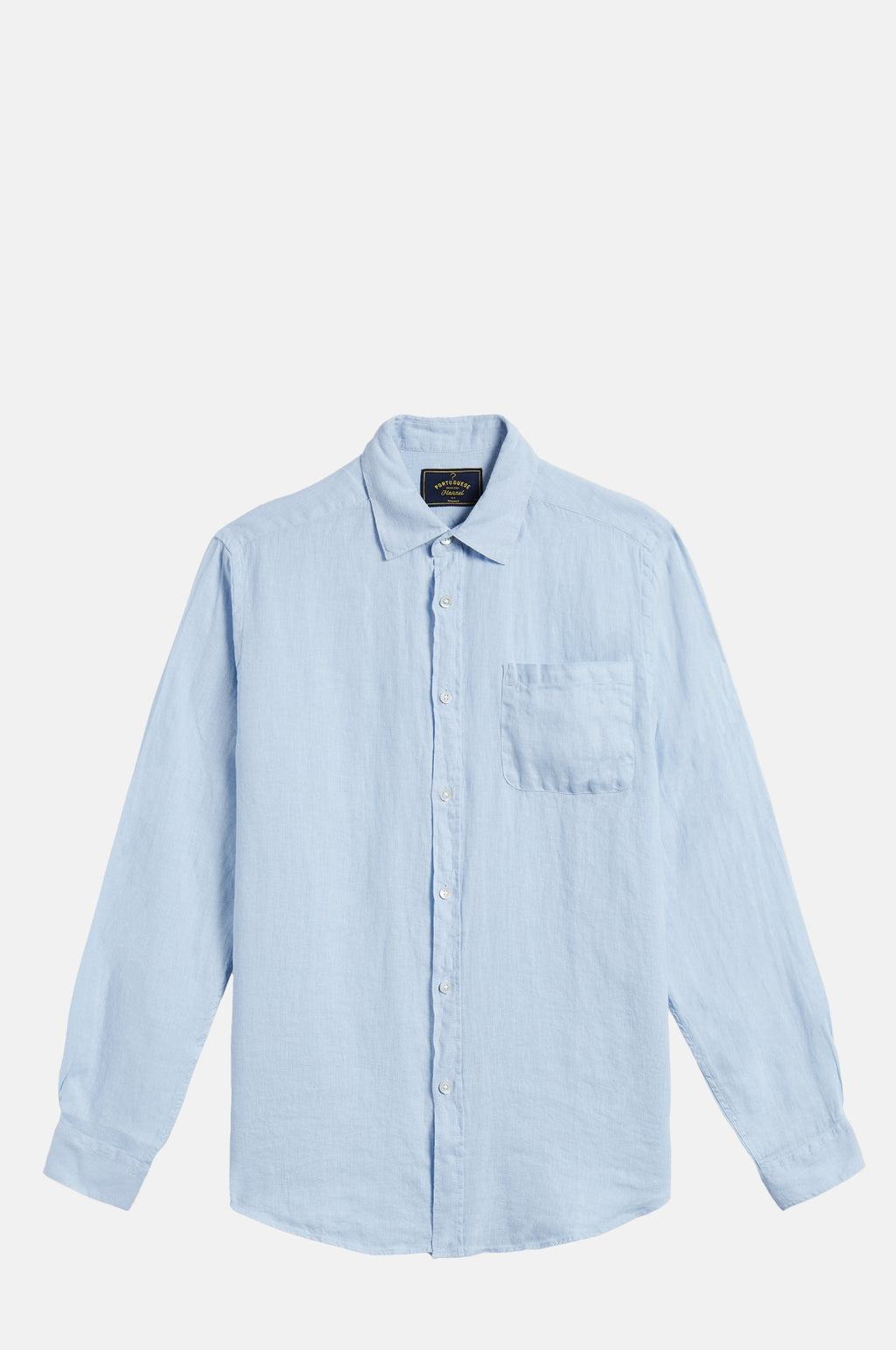 Portuguese Flannel Linen Shirt Sky.