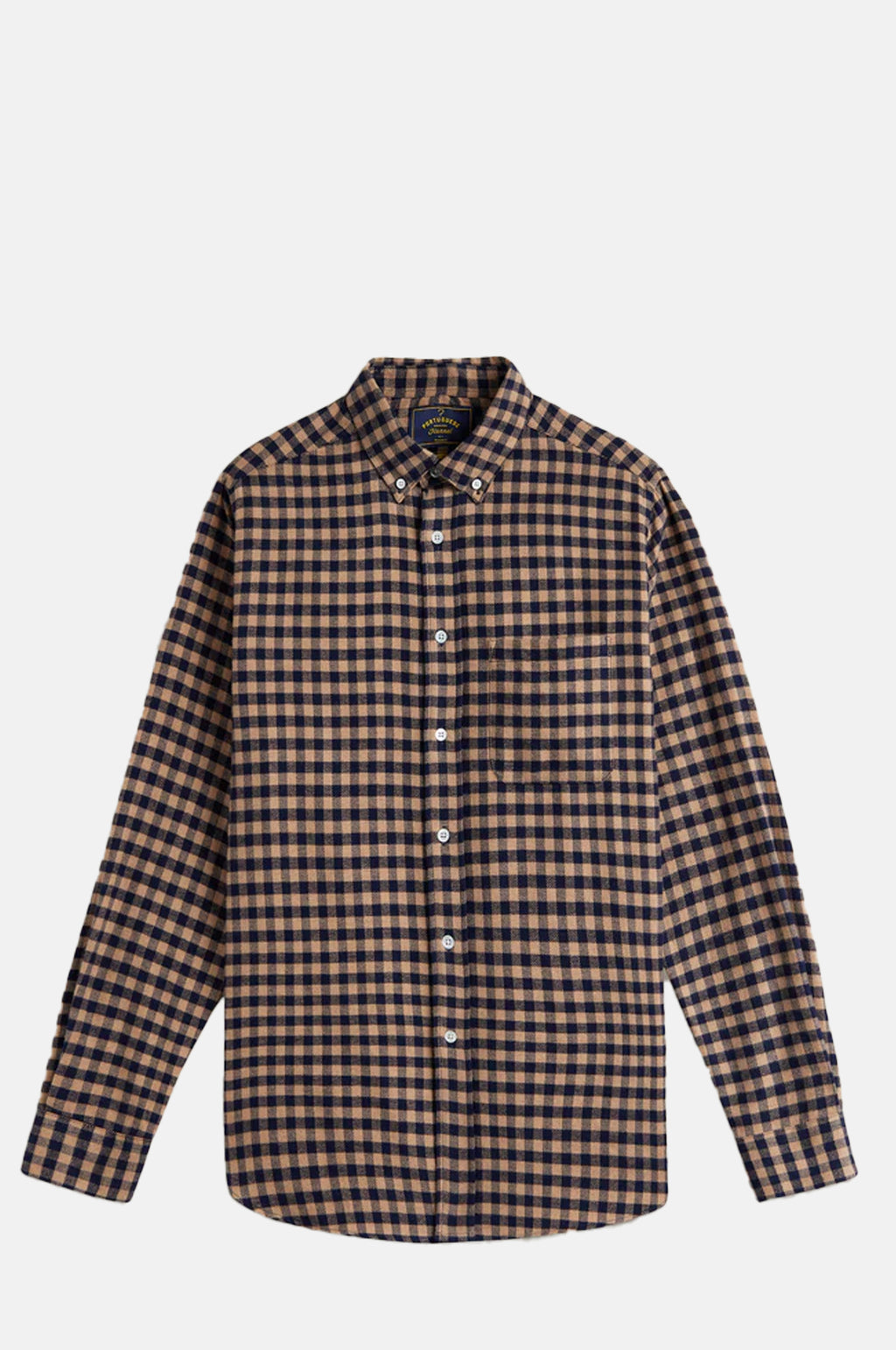 Portuguese Flannel Roca Shirt Brown.