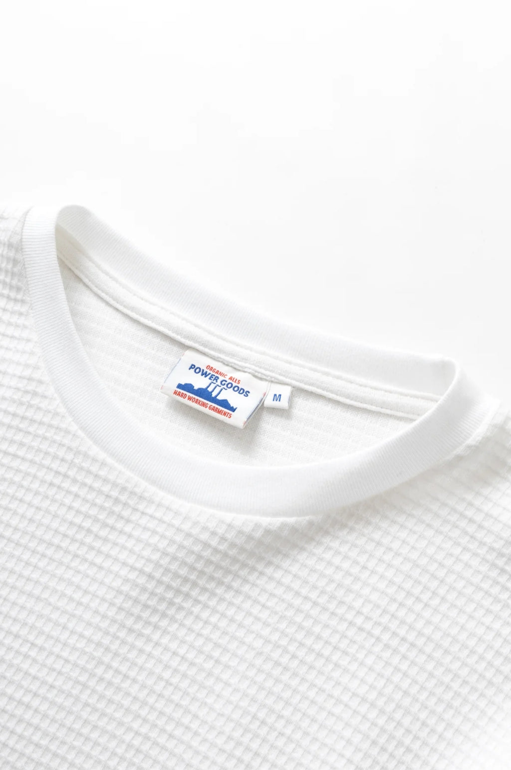 Thermal Waffle LS Tee White