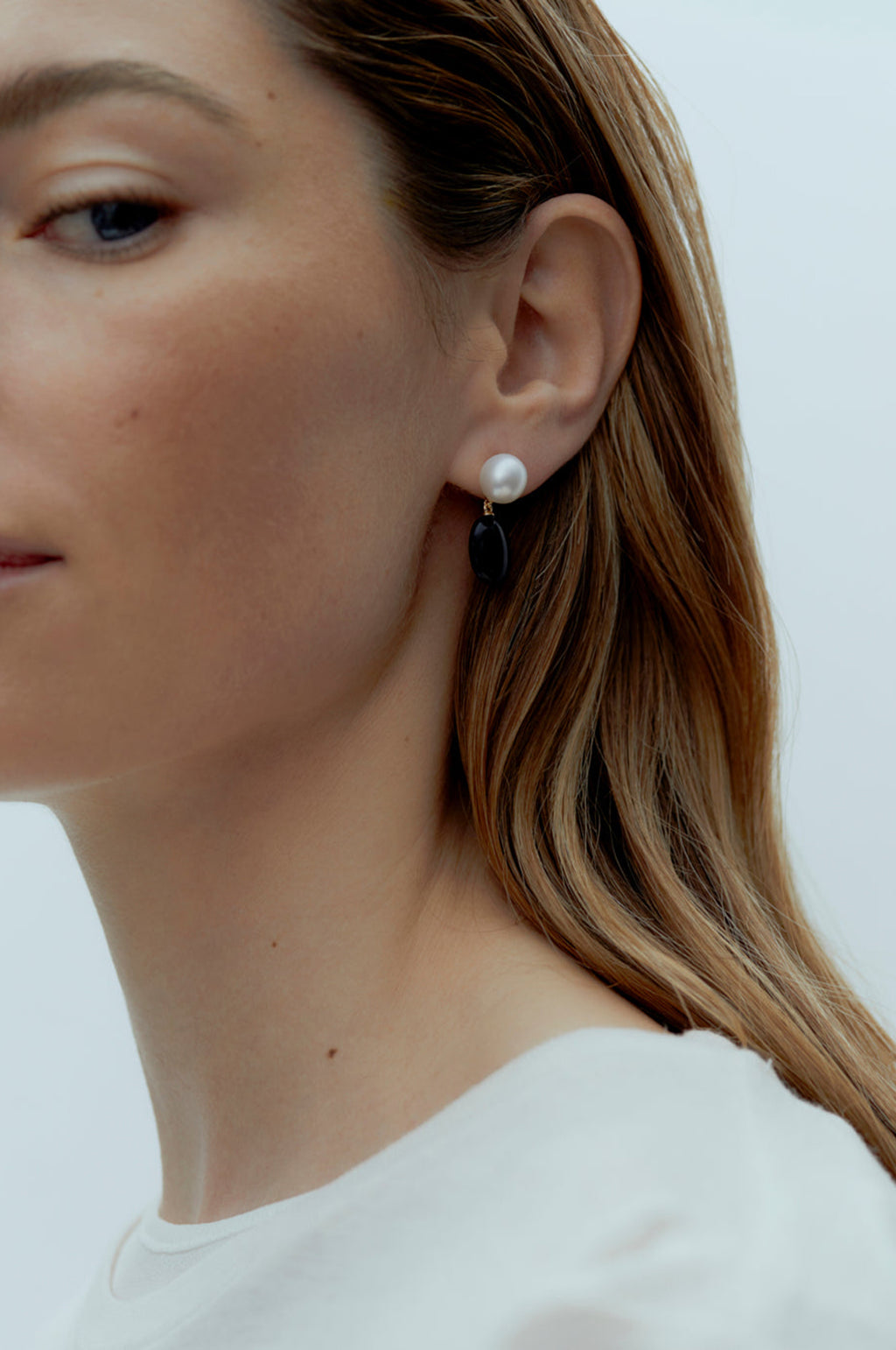Dualism Gold Earrings