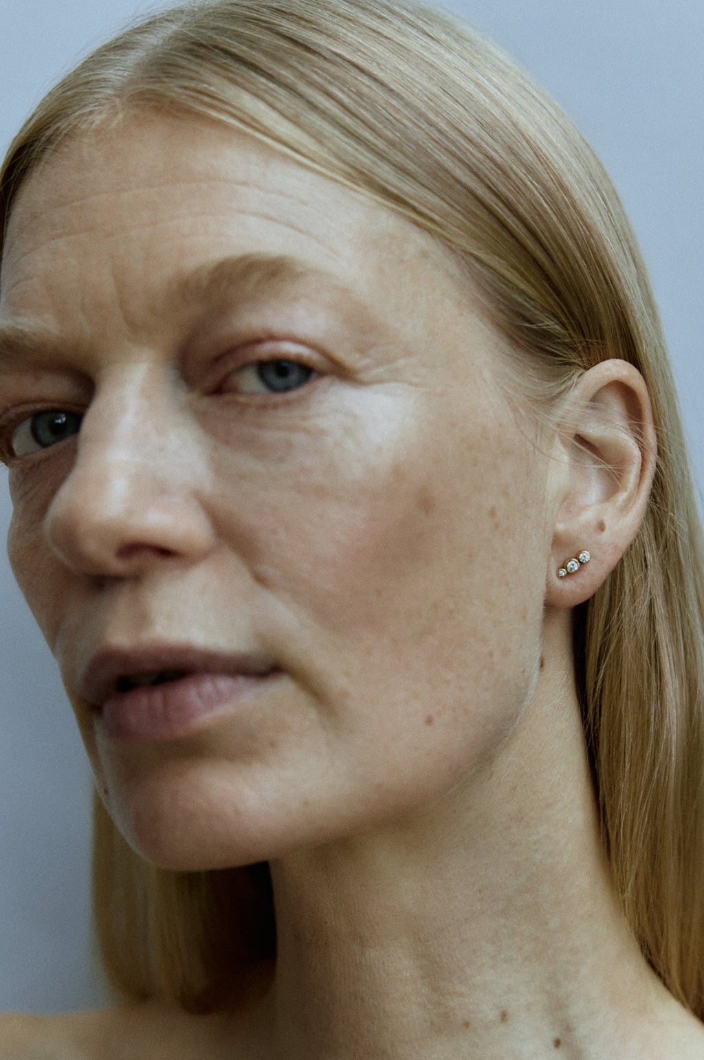 Odile Gold Stud Earrings