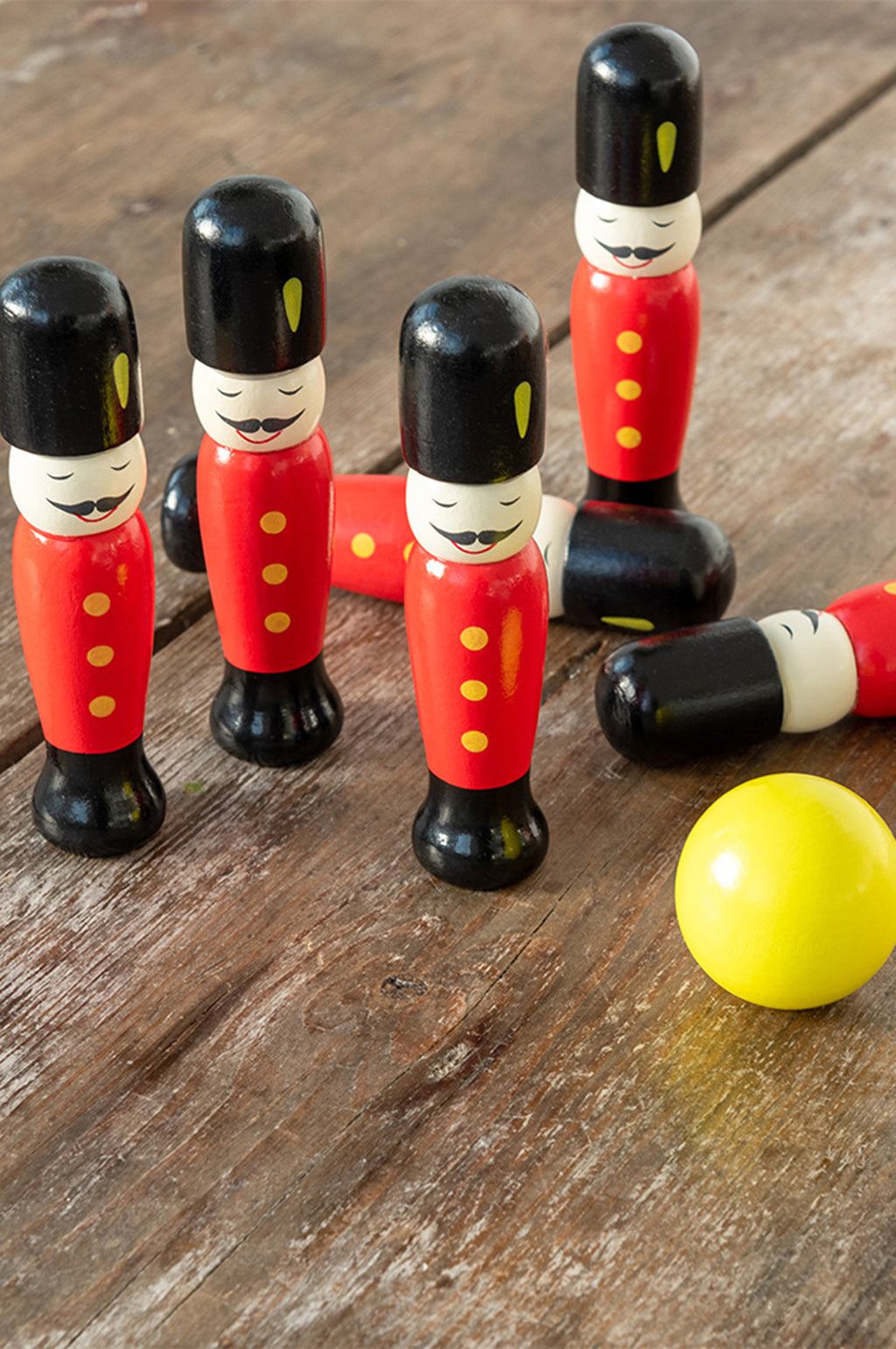 Soldier Skittles Wooden Toy