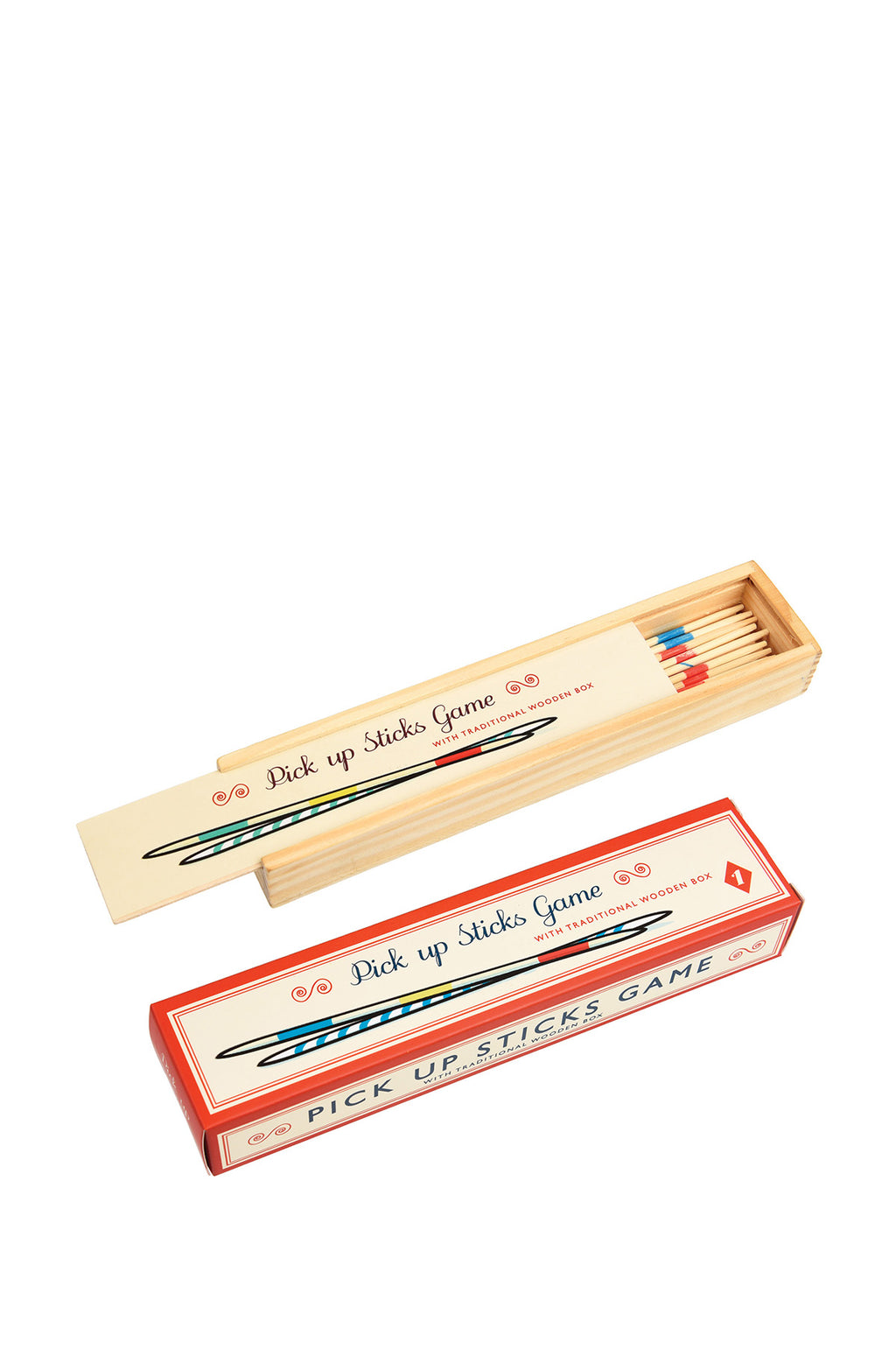Wooden Pick Up Sticks Game