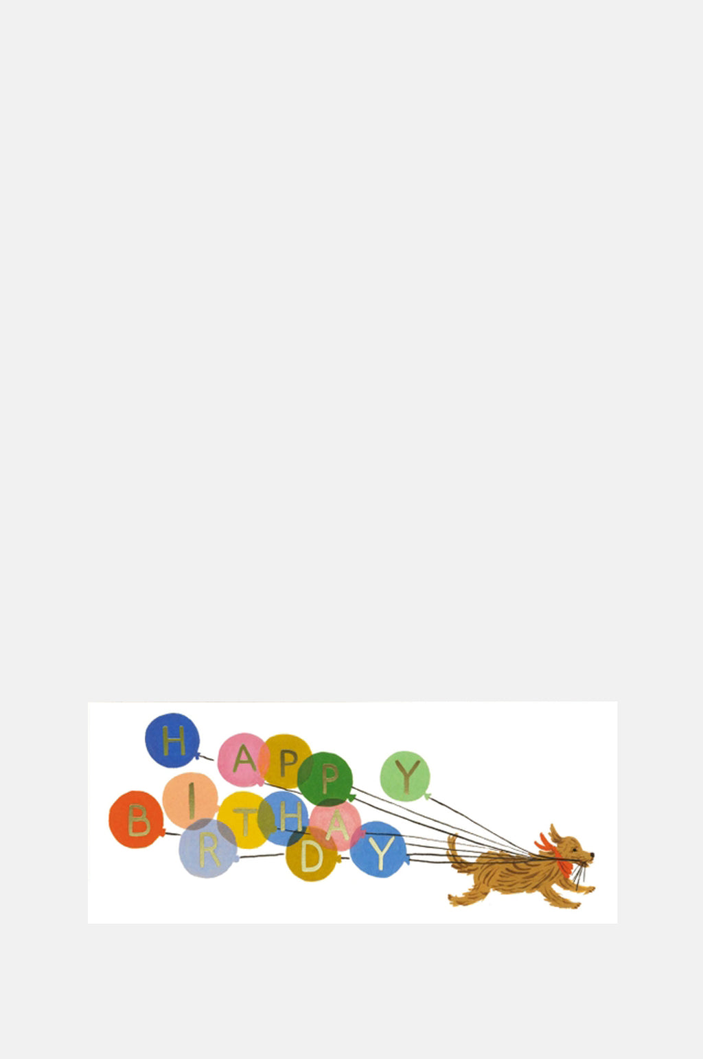 Rifle Paper Co Balloon Birthday Card.