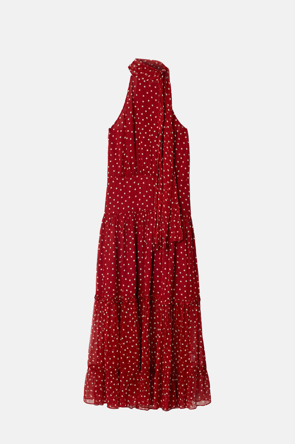 Rixo Abi Dress Layla Dot Red.