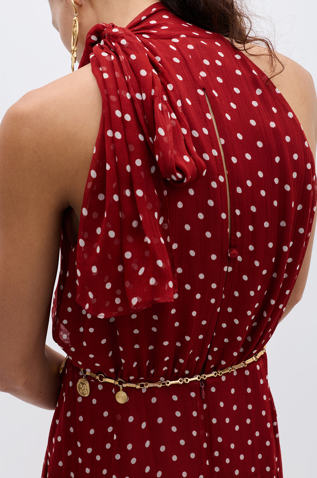 Abi Dress Layla Dot Red