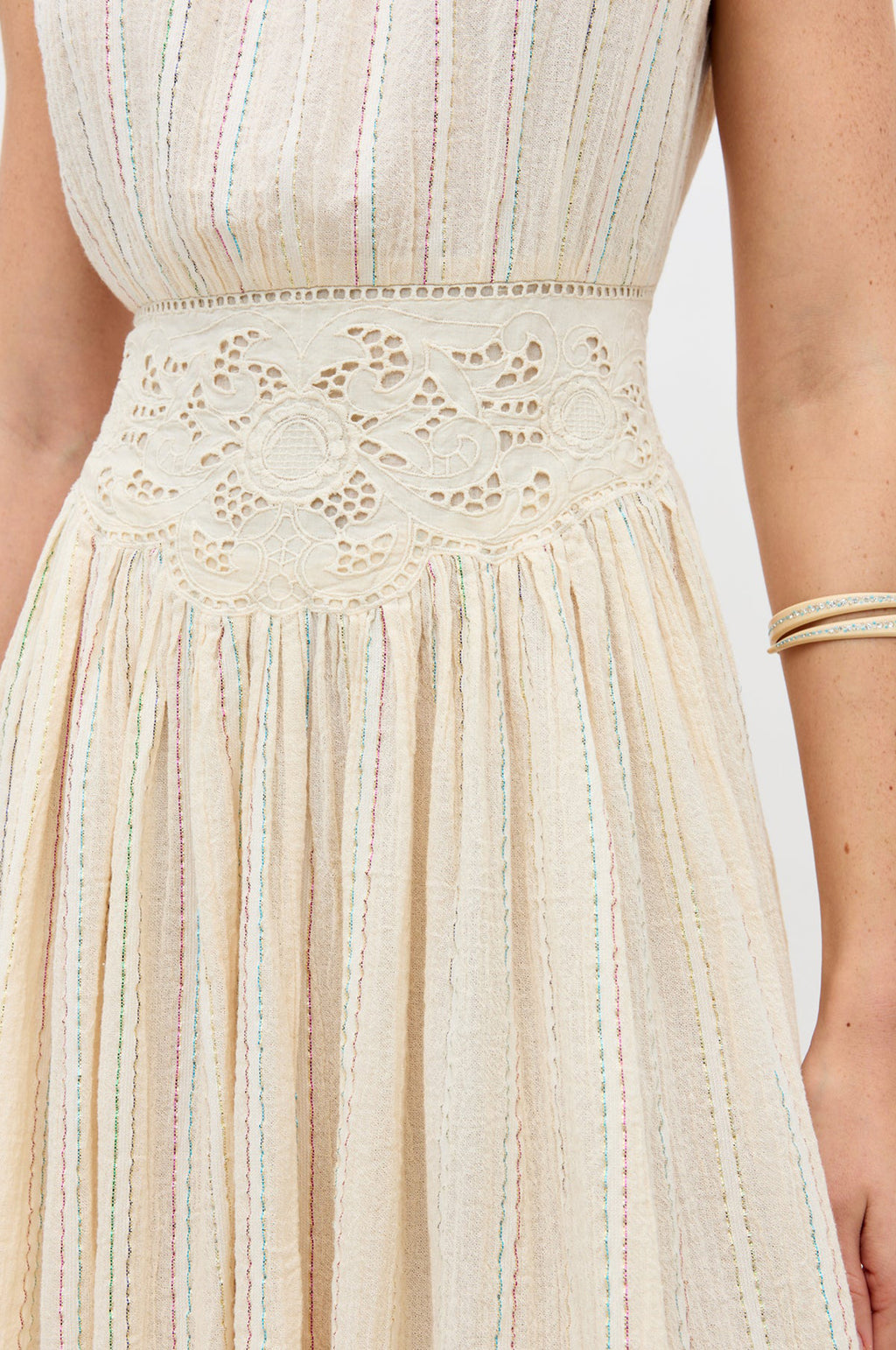 Alayah Dress Sienna Lace Embroidery Cream