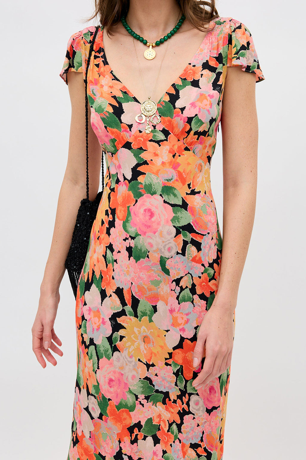 Cathy Dress Chelsea Floral Black