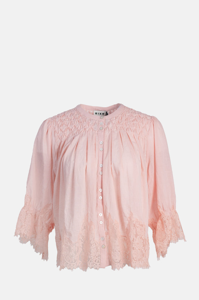 Rixo Erika Top Peach – The Hambledon