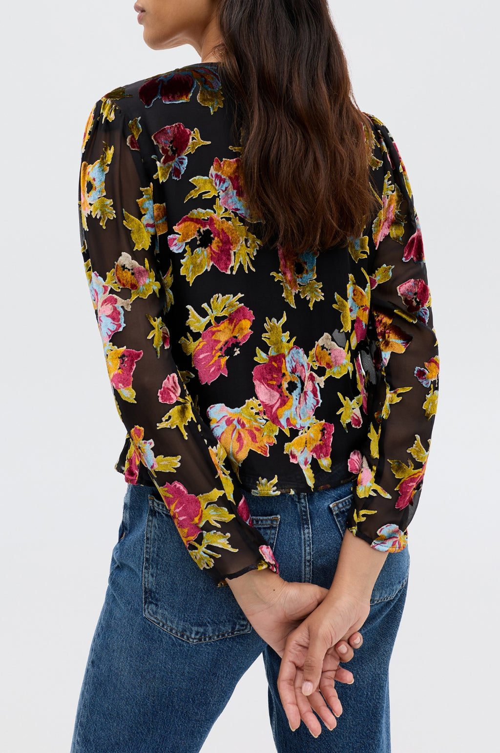 Everlyn Top Countryside Devore Black