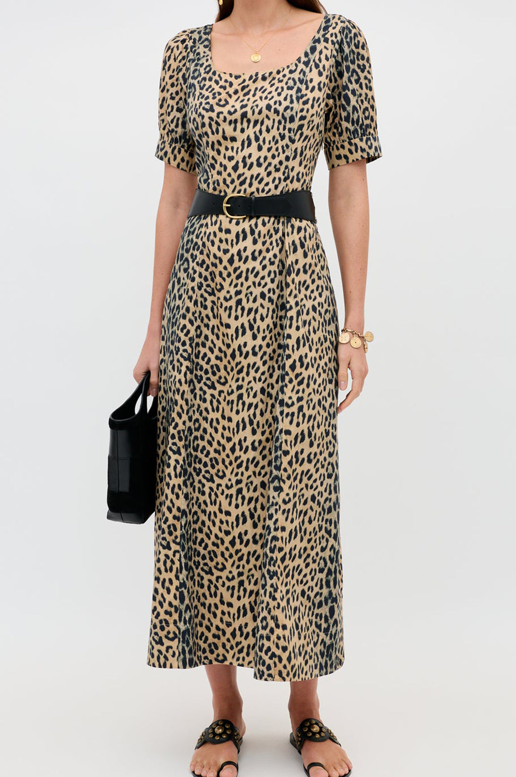 Kathleen Dress Nina Leopard Brown