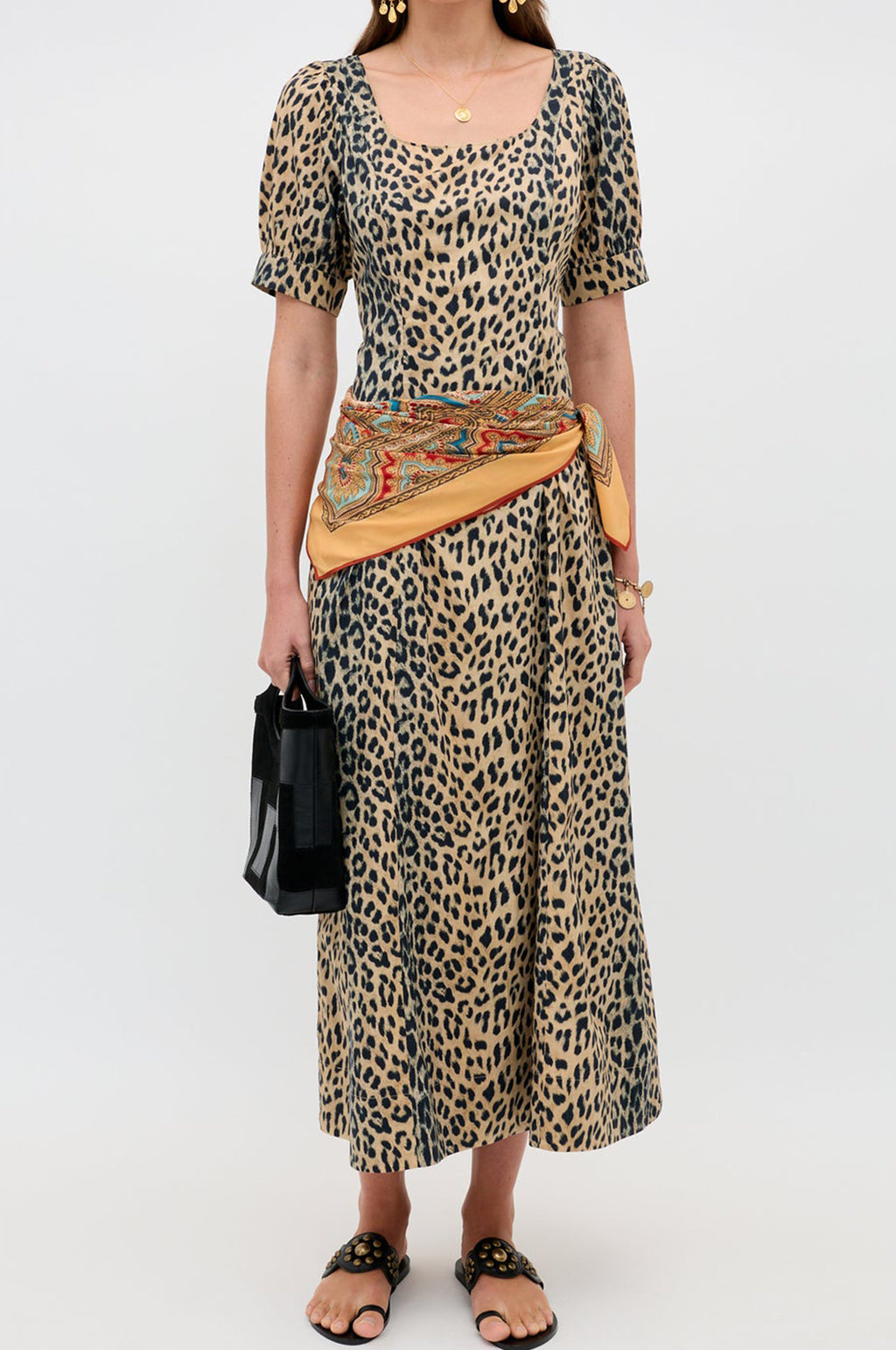 Kathleen Dress Nina Leopard Brown