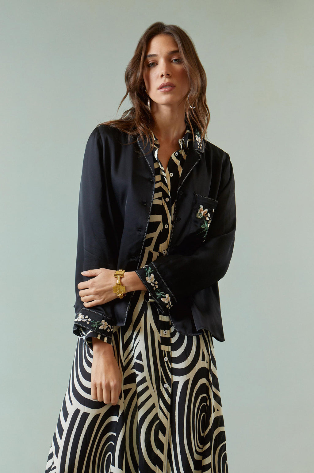 Maddison Dress Whirlpool Mono