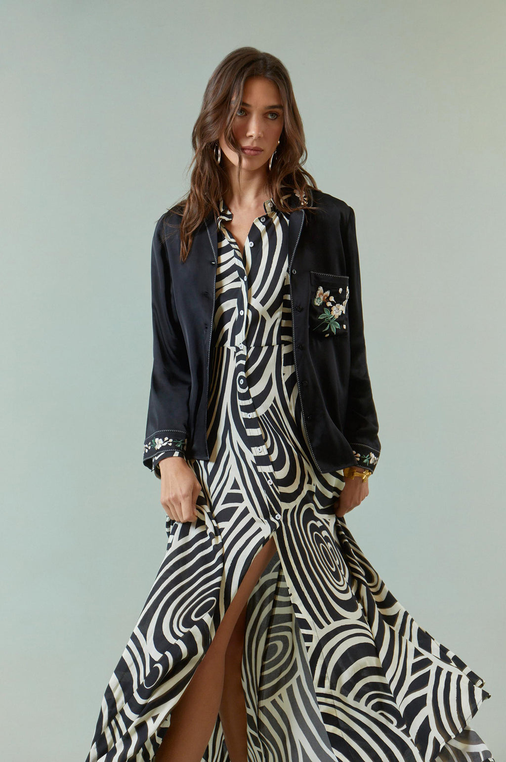 Maddison Dress Whirlpool Mono