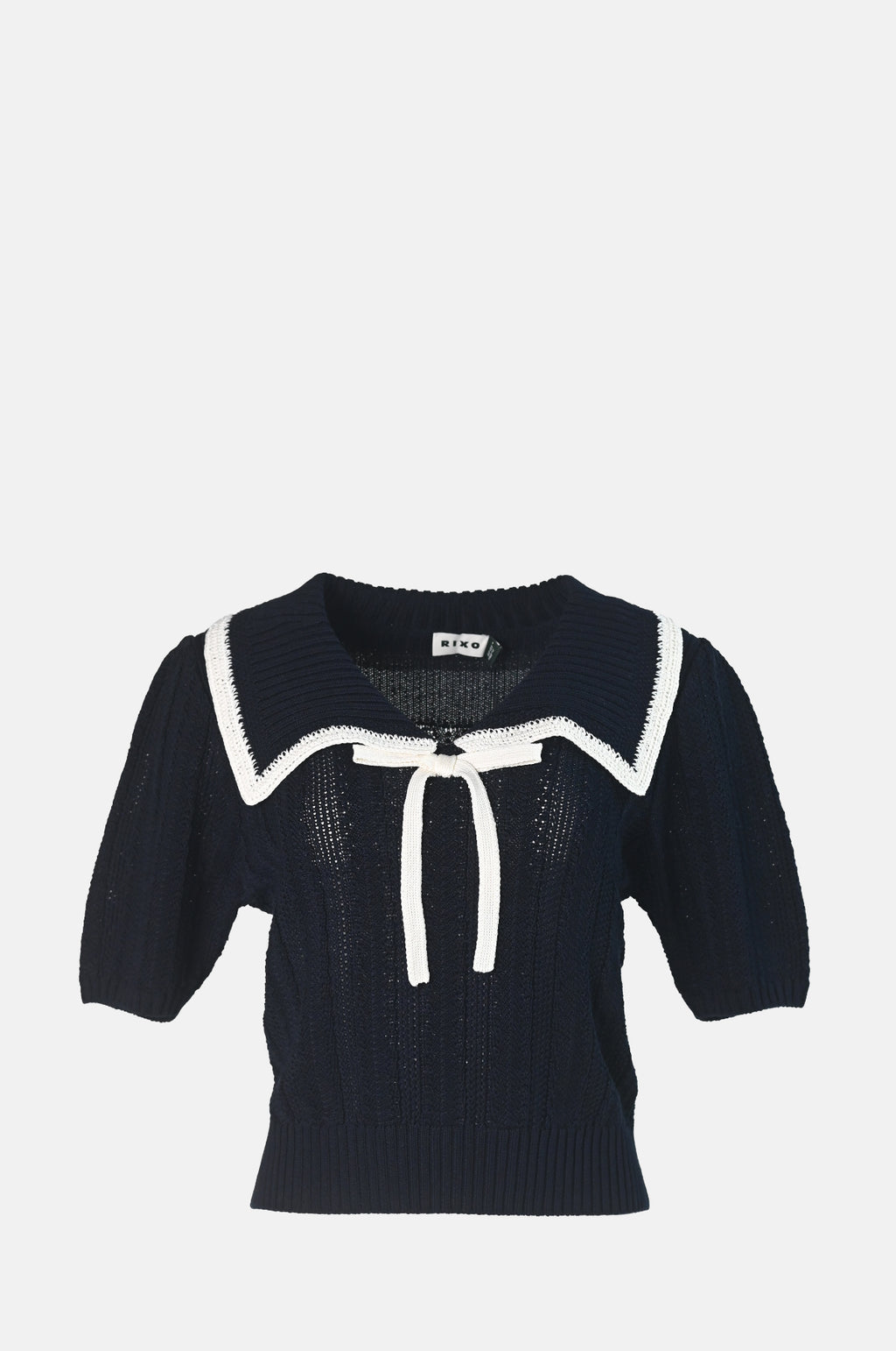 Rixo Pippa Top Deep Navy.
