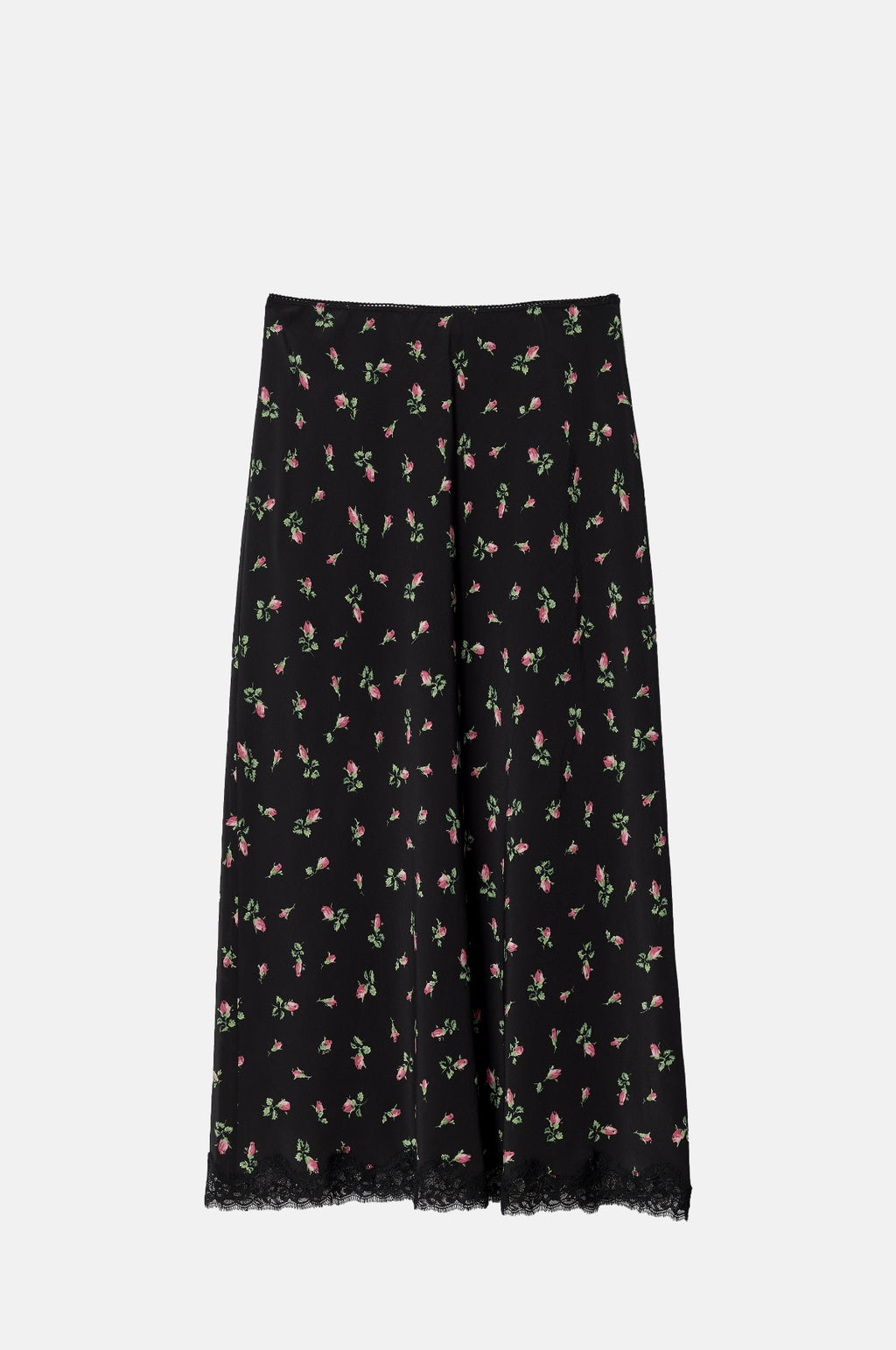 RIXO Stassie Skirt Sienna Bud Black.