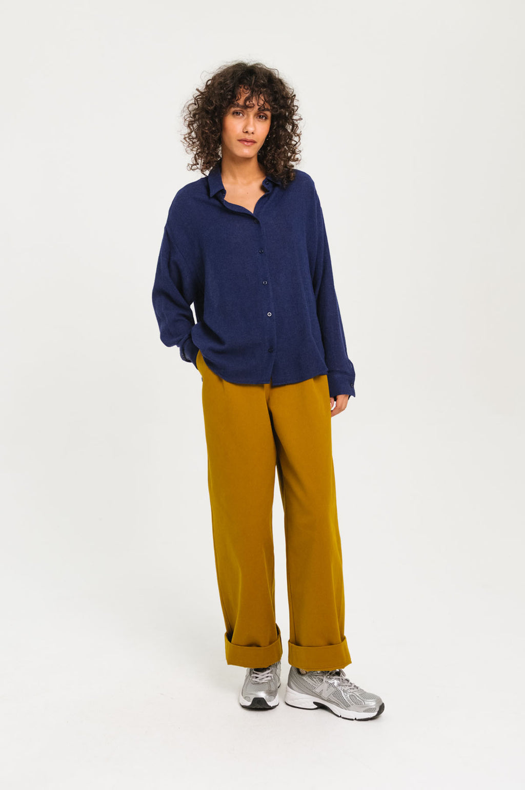 Enora Wool Shirt Bleu