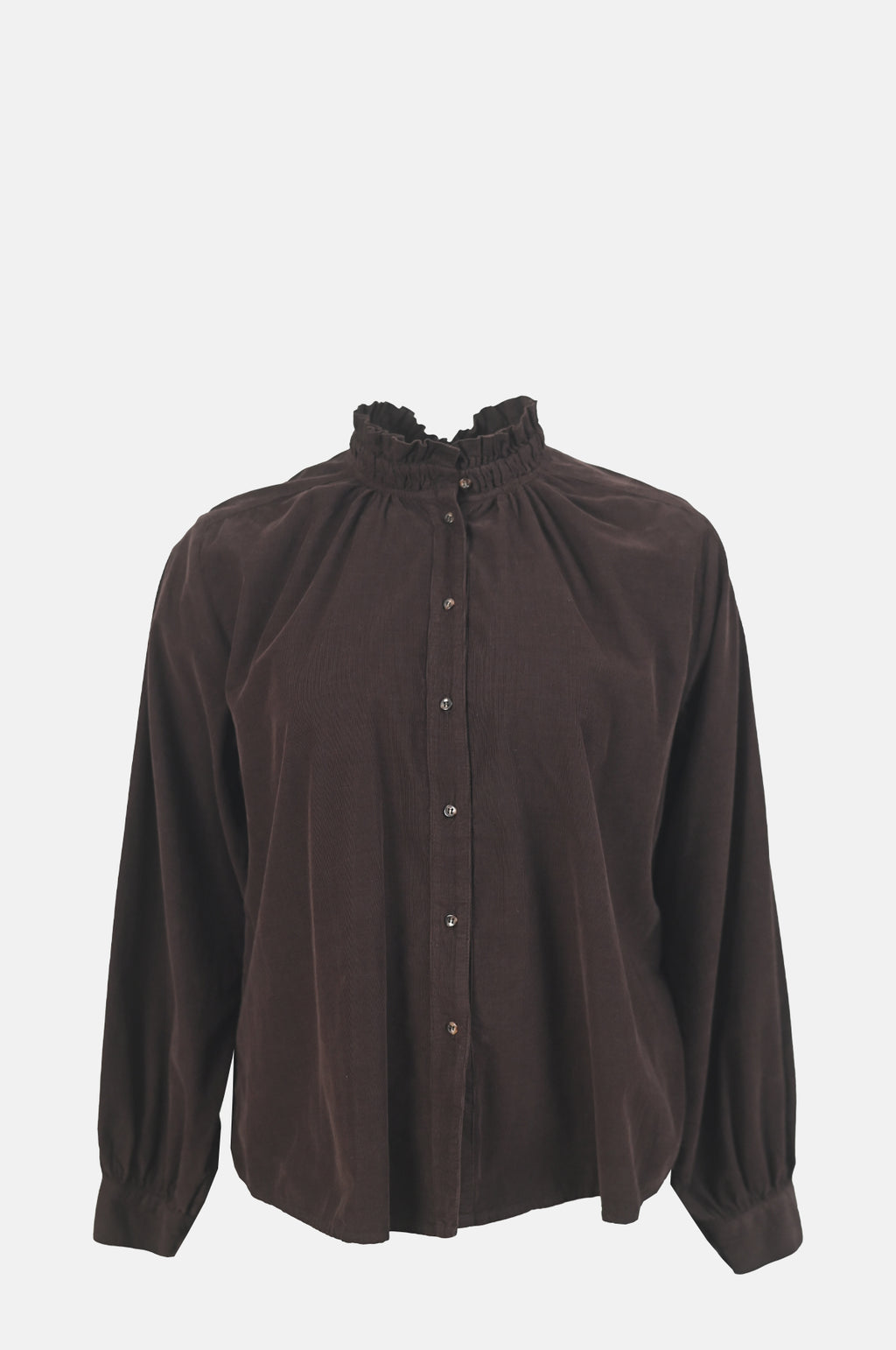 Sacrecoeur Soline Velvet Blouse Marron.