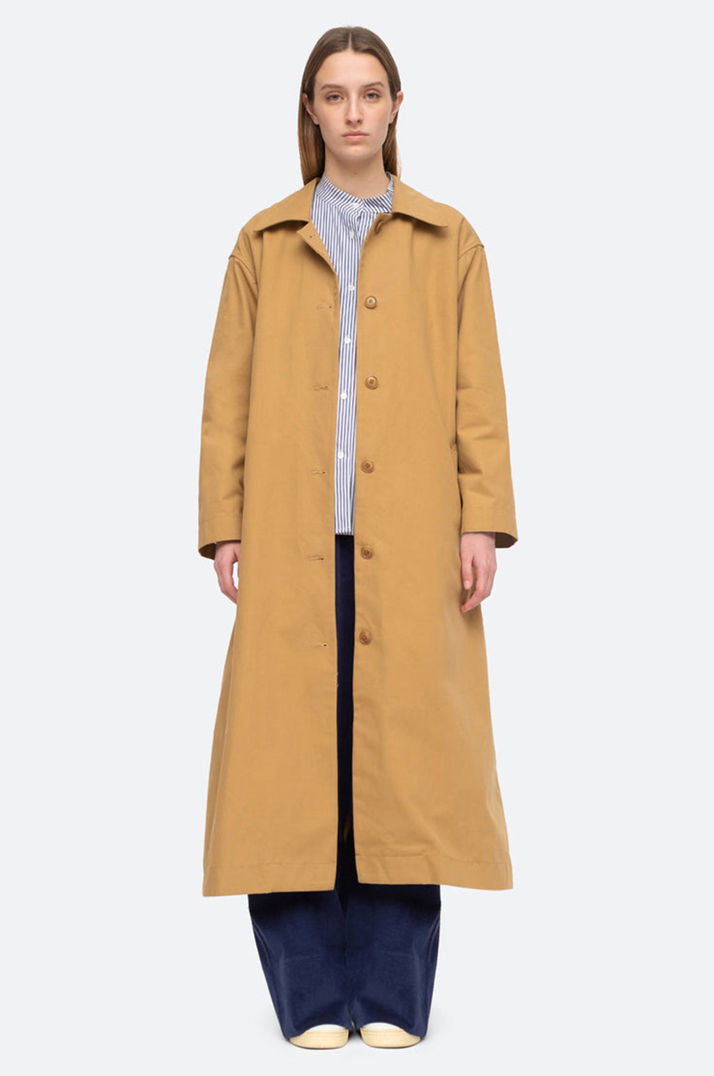 Beatriz Plaid Suiting L/Slv Belted Coat Multi