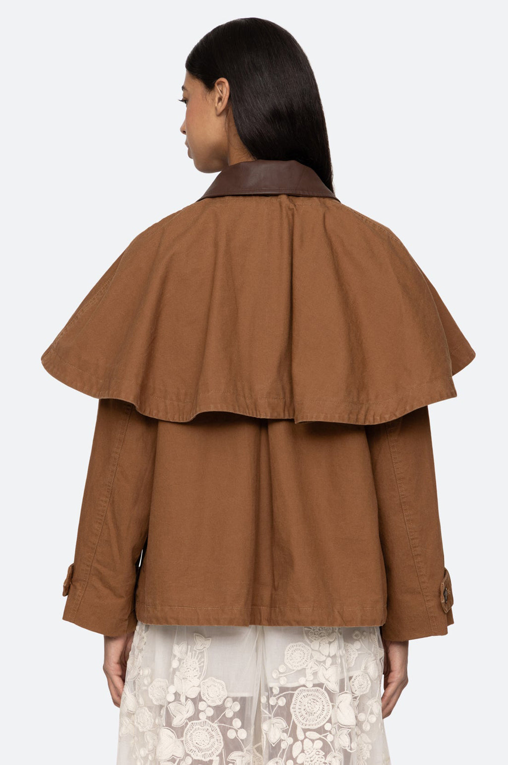 Carolyn Workwear Cape Jacket Camel