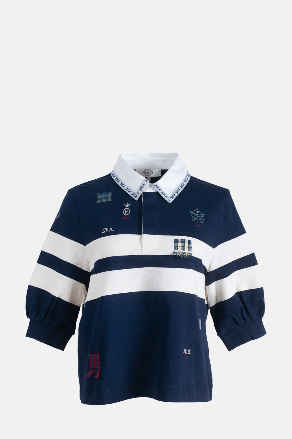 Sea New York Claira Emb Rugby Shirt Multi.