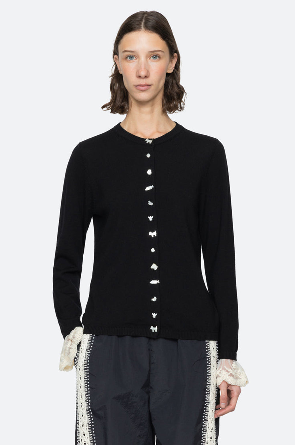 Diane Knit Cardigan Black