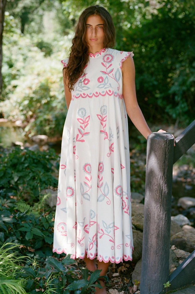 Sea New York Eevi Embroidered Twill S/Slv Dress Multi – The