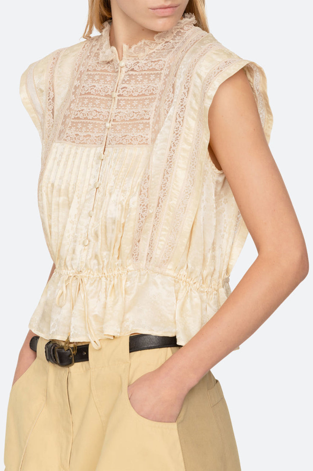 Ethel Solid Tank Top Butter
