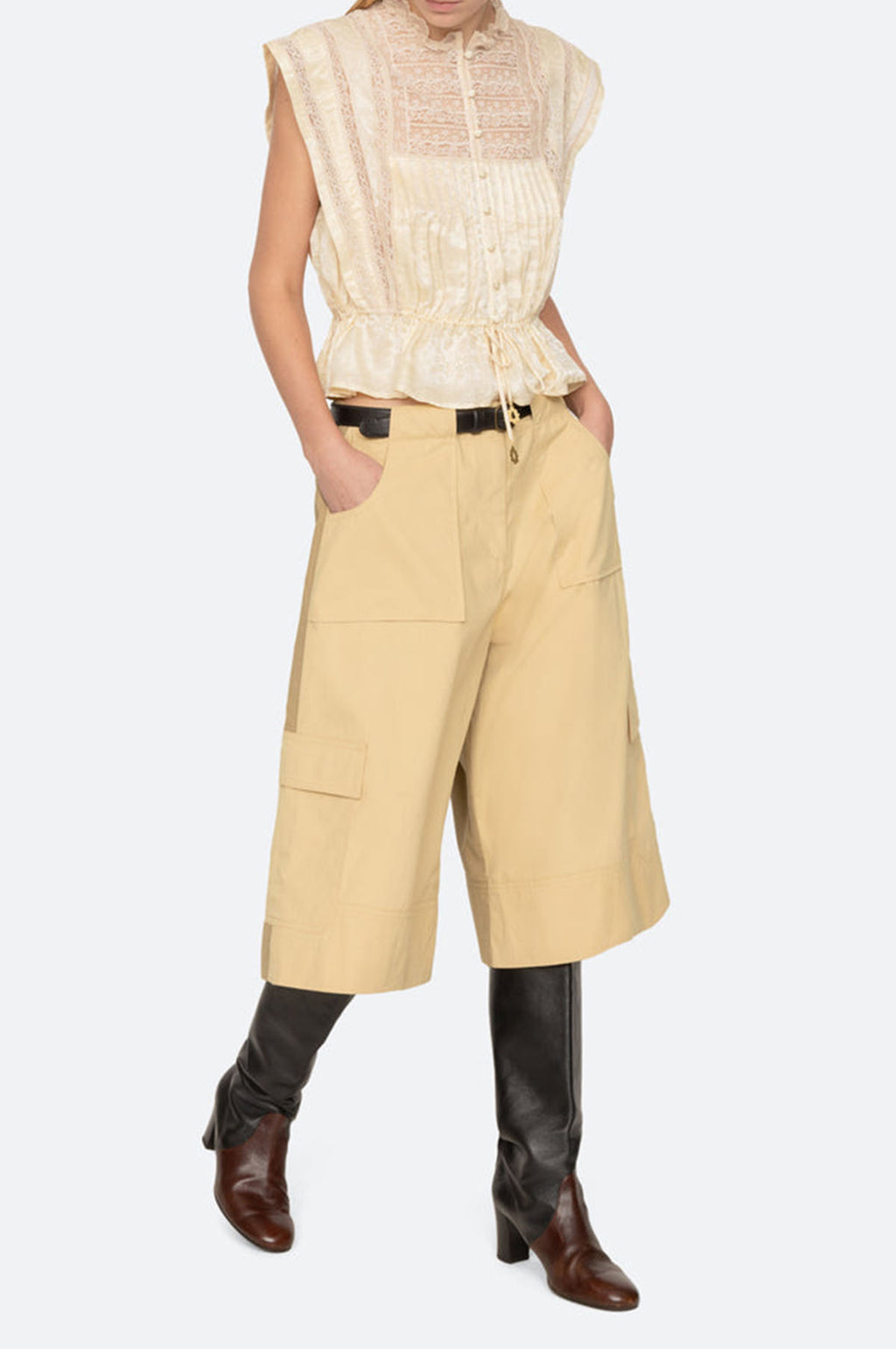 Ethel Solid Tank Top Butter