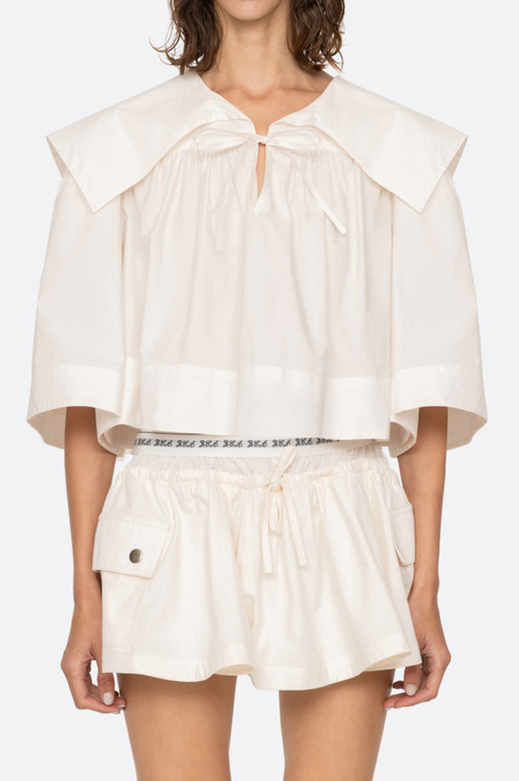 Lois Twill Top Cream