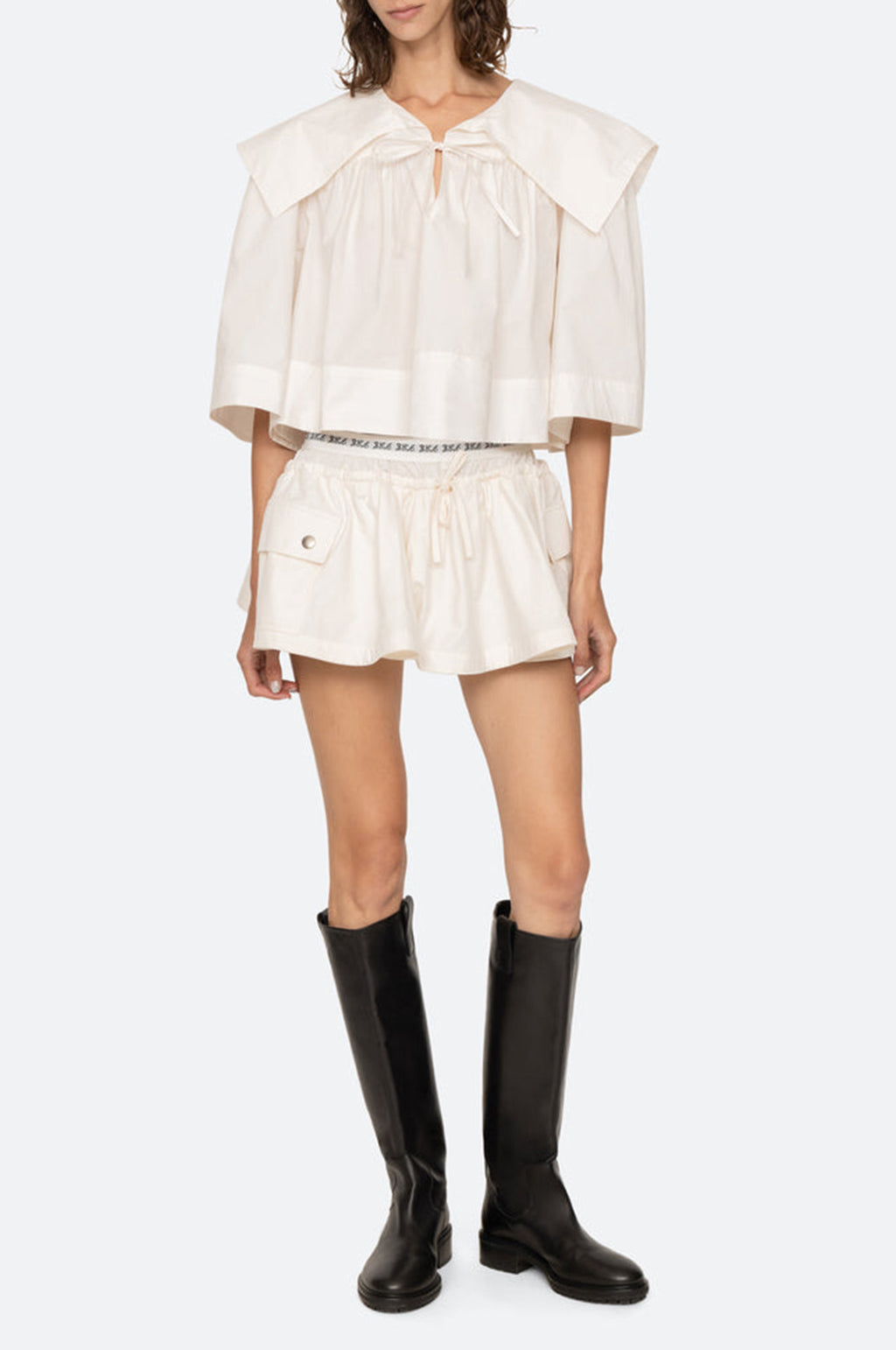 Lois Twill Top Cream