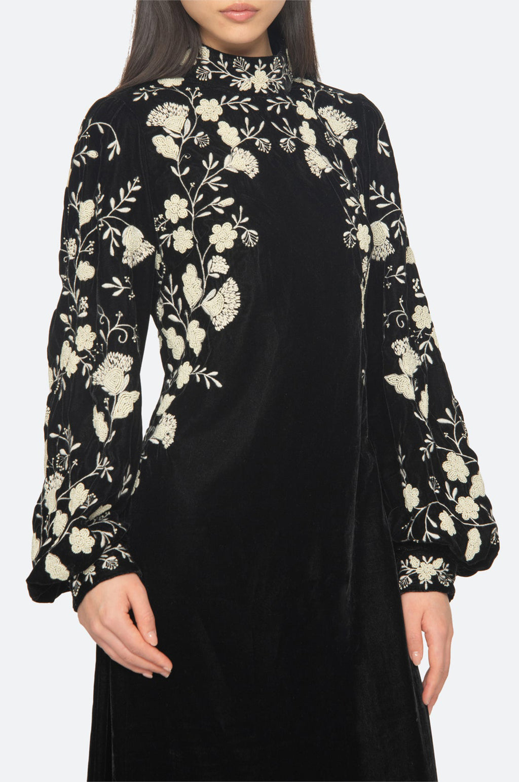 Shiloh Emb Maxi Dress Black
