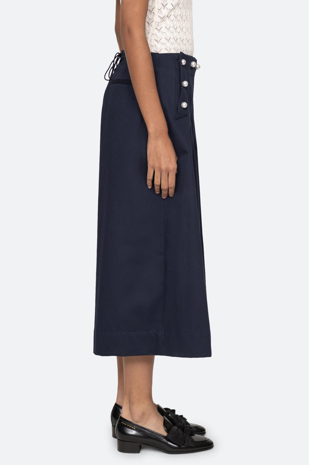 Suzette Sportswear Flare Pants Navy