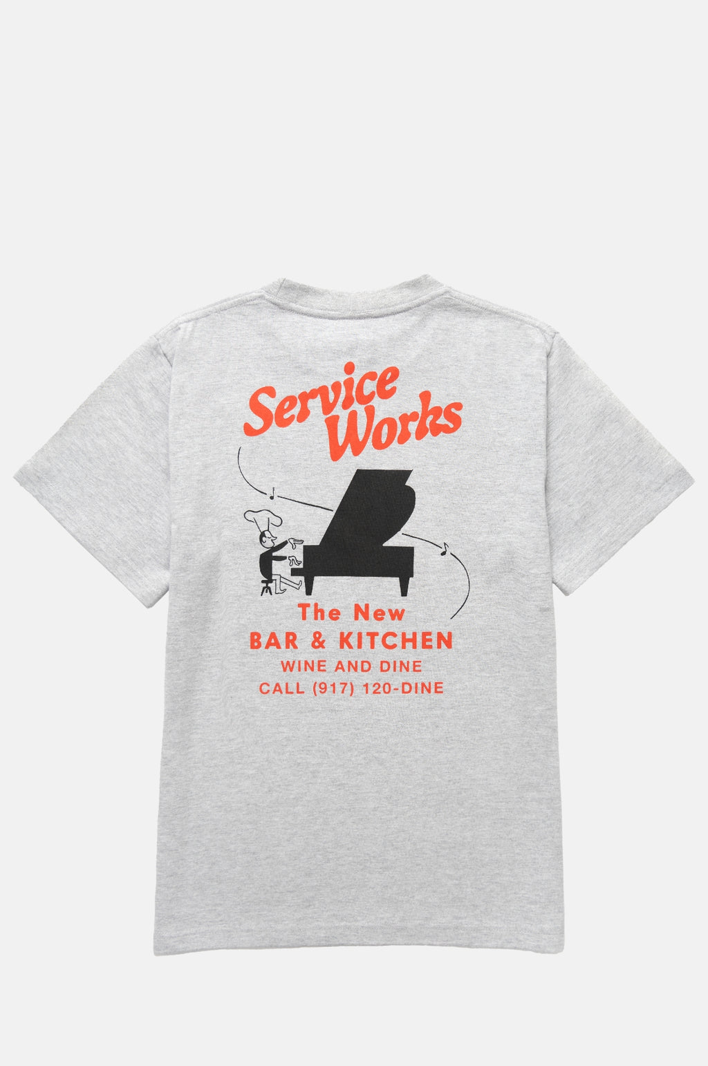 Bar + Kitchen Tee Heather Grey