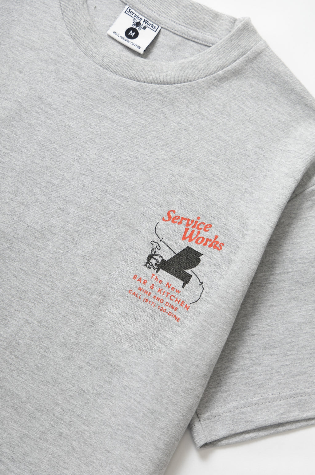 Bar + Kitchen Tee Heather Grey