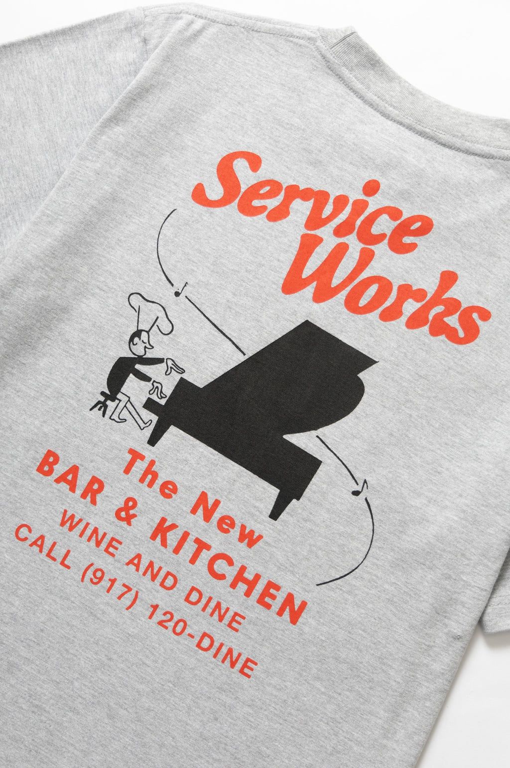 Bar + Kitchen Tee Heather Grey