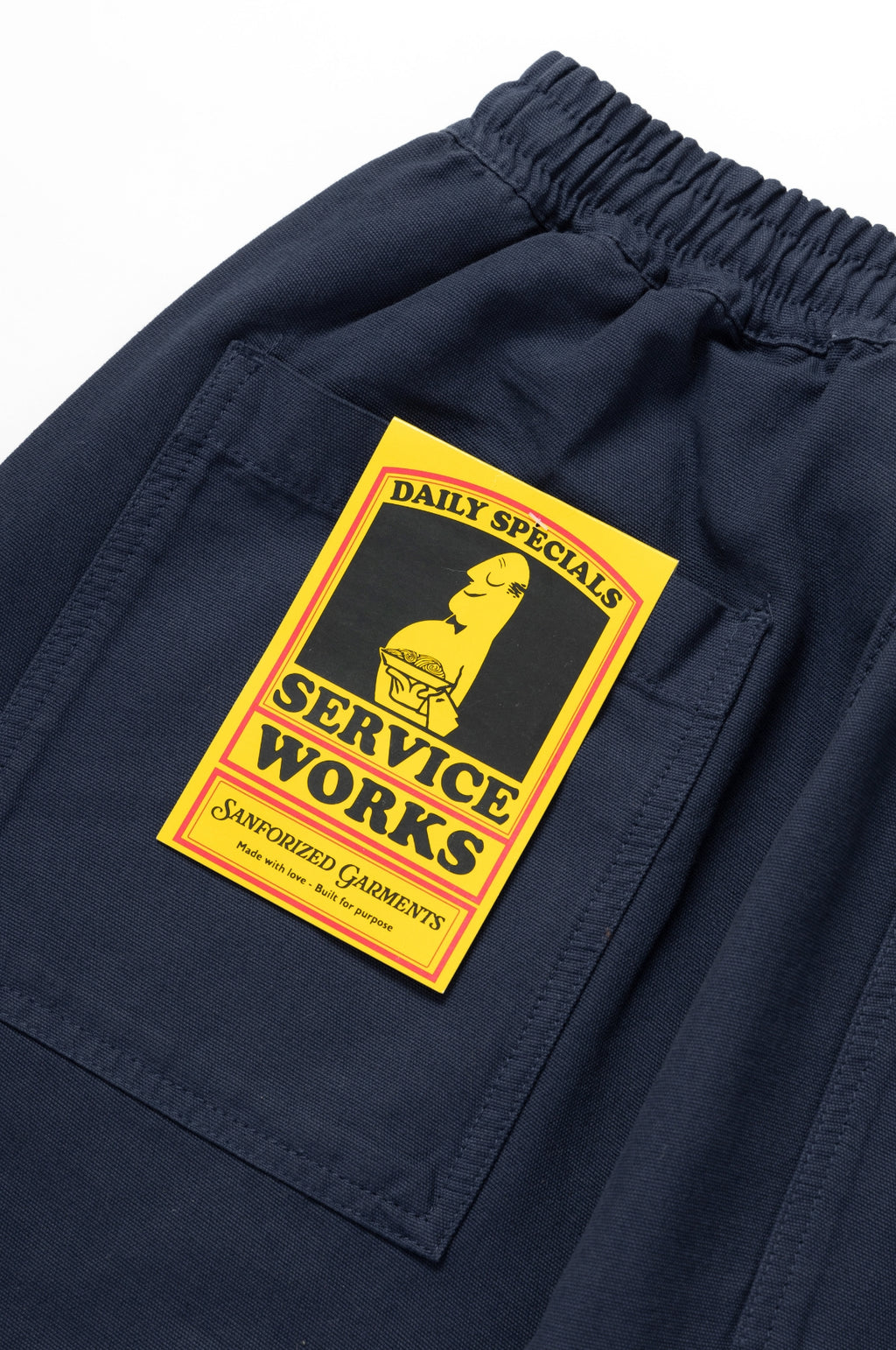 Canvas Chef Pants Dark Navy
