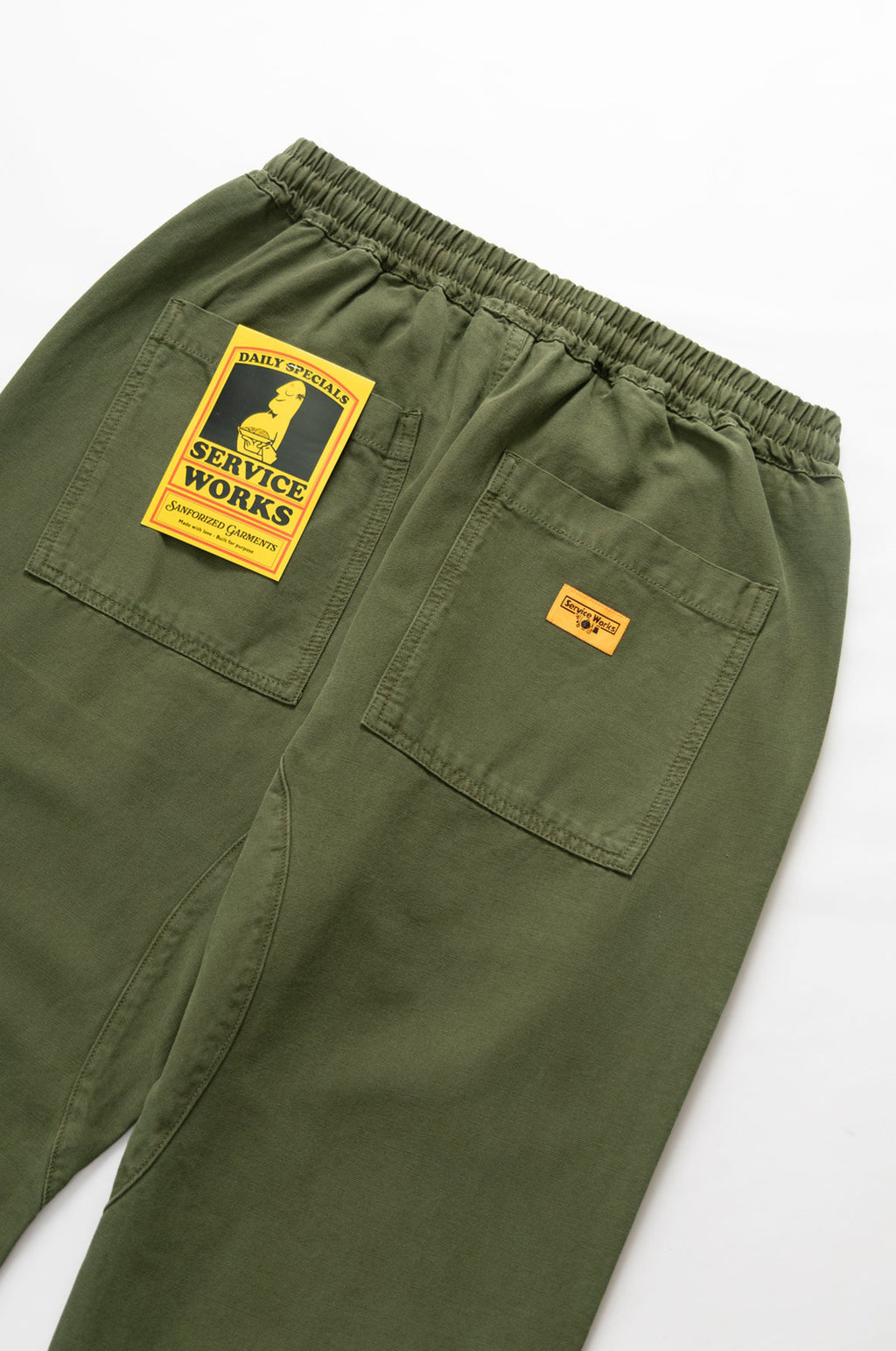 Canvas Chef Pants Olive