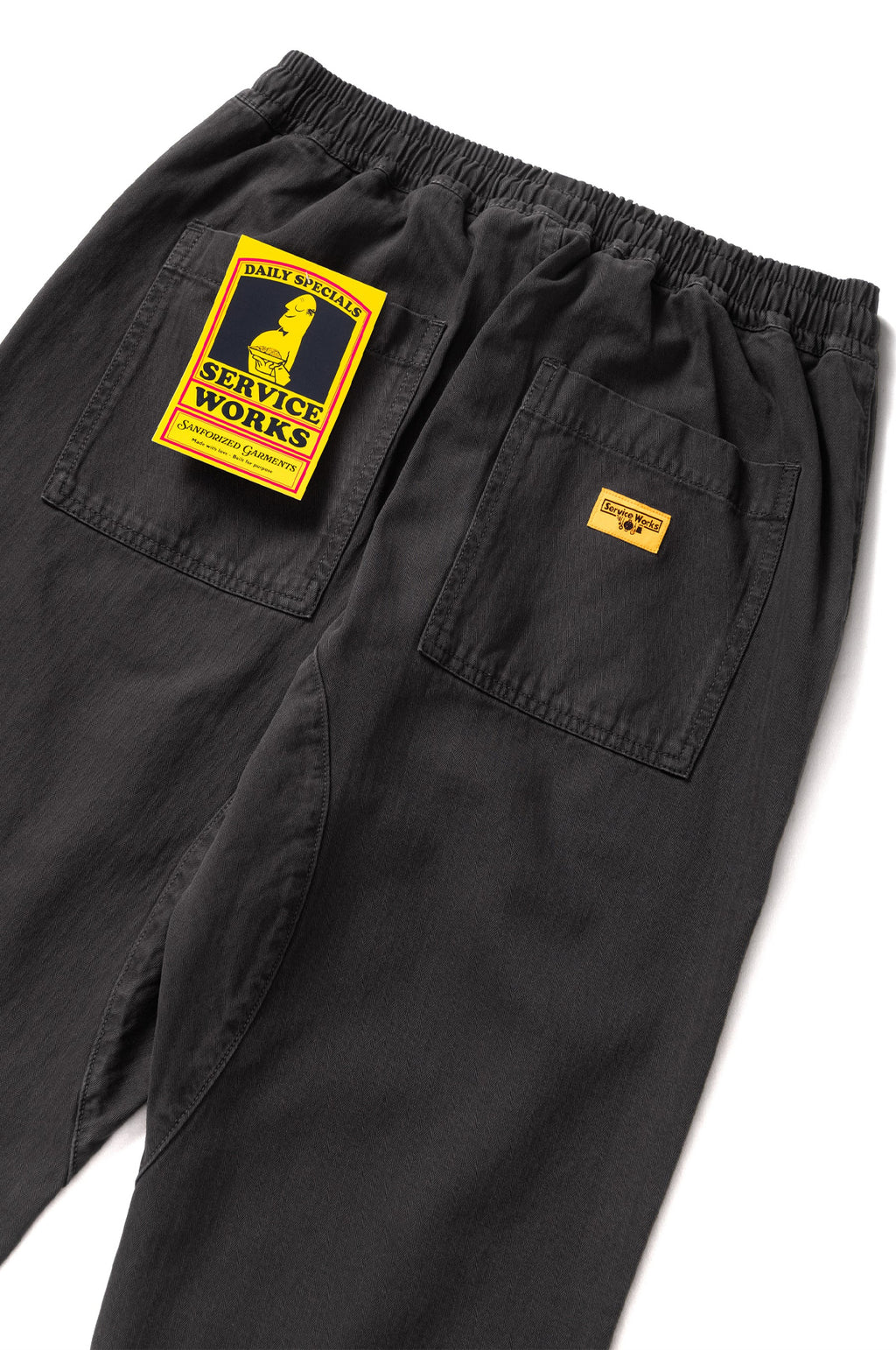 Pigment HBT Chef Pants Black