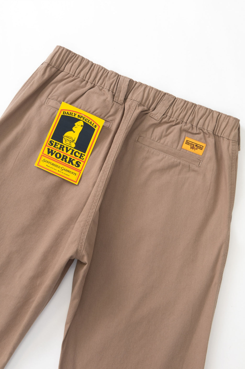 Twill Waiter Pants Mushroom