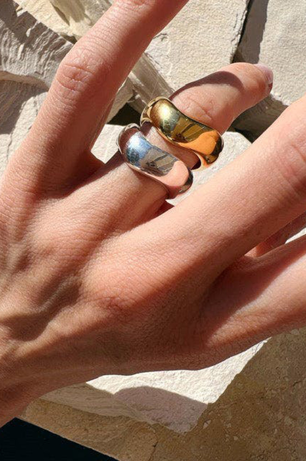 Rocco Chunky Ring Gold