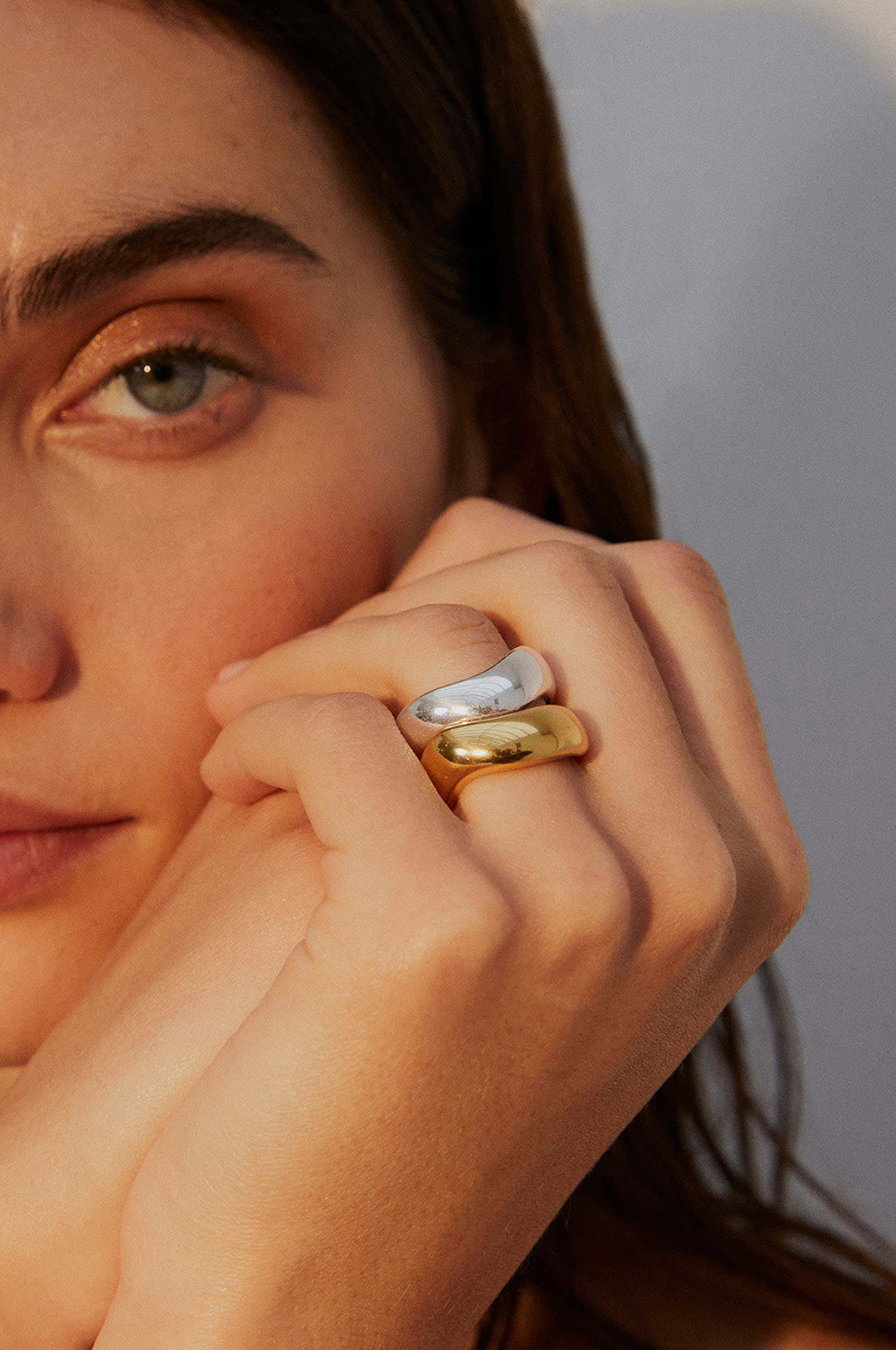 Rocco Chunky Ring Gold